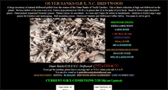 Desktop Screenshot of outerbanksdriftwood.com